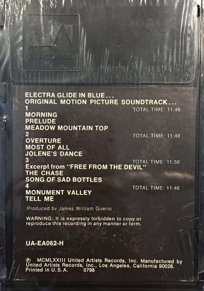 Various : Electra Glide in Blue... Original Motion Picture Soundtrack... (8-Trk)