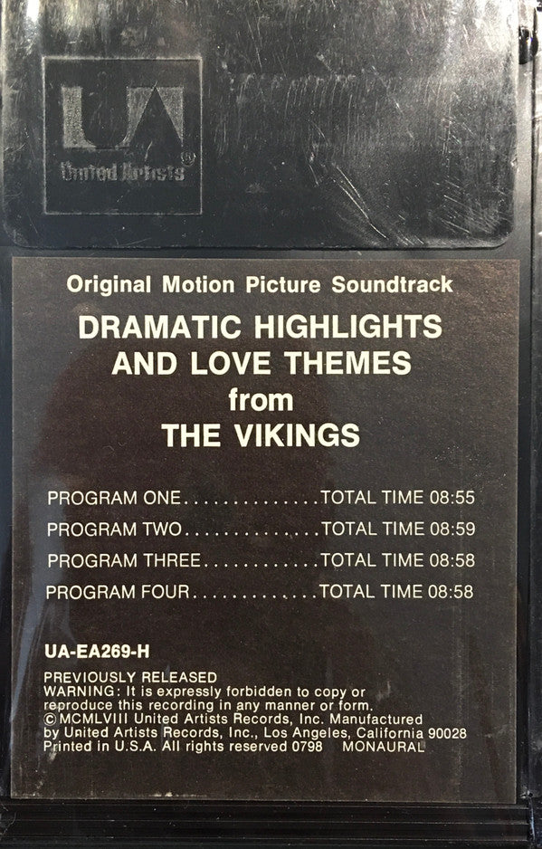 Mario Nascimbene : The Vikings (Original Music From The Motion Picture Sound Track) (8-Trk)