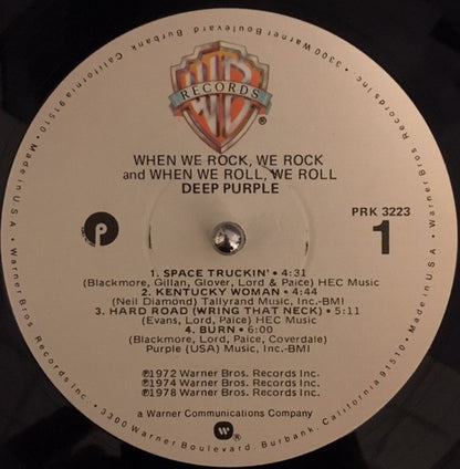 Deep Purple : When We Rock, We Rock And When We Roll, We Roll (LP, Comp, Jac)
