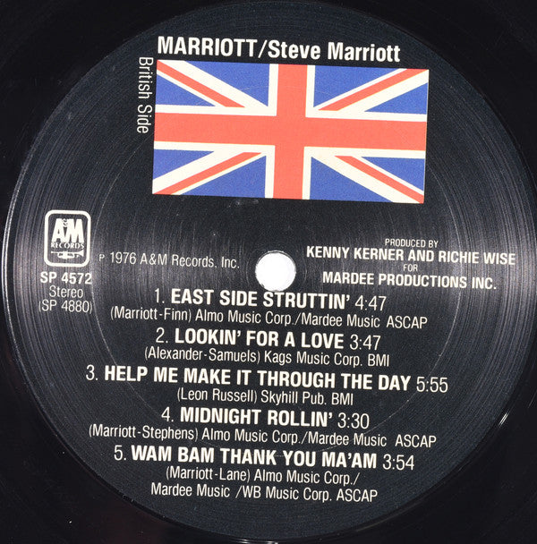 Steve Marriott : Marriott (LP, Album, Pit)