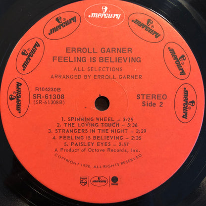Erroll Garner : Feeling Is Believing (LP, Album)