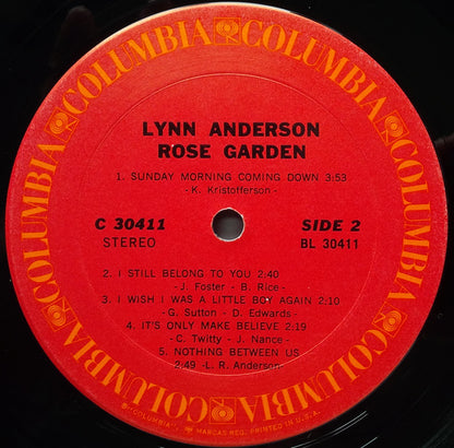 Lynn Anderson : Rose Garden (LP, Album, Pit)