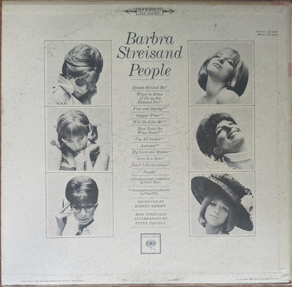 Barbra Streisand : People (LP, Album, Pit)