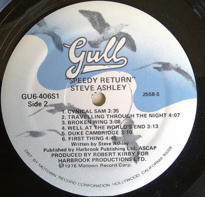 Steve Ashley : Speedy Return (LP, Album)