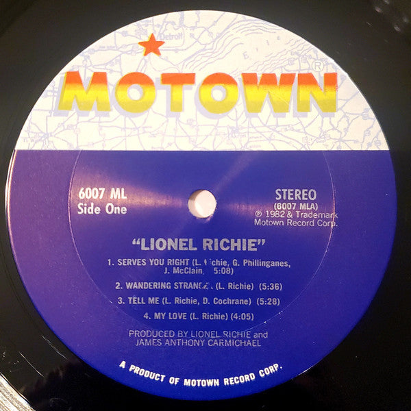 Lionel Richie : Lionel Richie (LP, Album, Club, Gat)