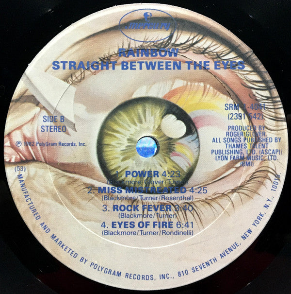 Rainbow : Straight Between The Eyes (LP, Album, 53,)