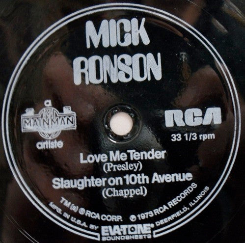 Mick Ronson : Love Me Tender / Slaughter On 10th Avenue (Flexi, 6", S/Sided, EP)