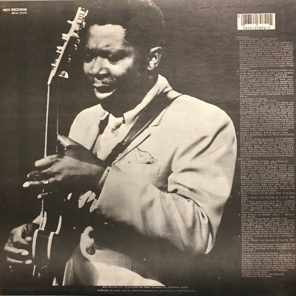 B.B. King : The Best Of B. B. King (LP, Comp, RE, Glo)