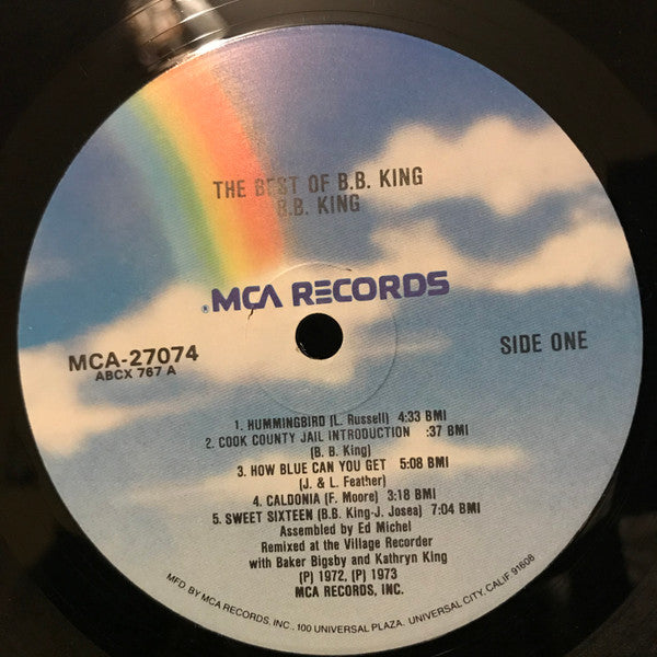 B.B. King : The Best Of B. B. King (LP, Comp, RE, Glo)