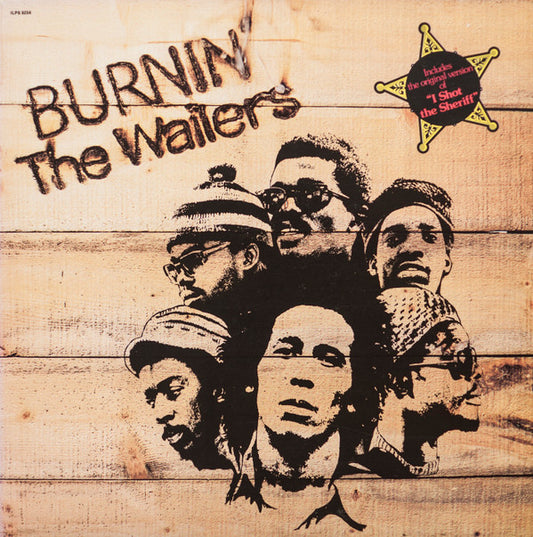 The Wailers : Burnin' (LP, Album, RP, San)
