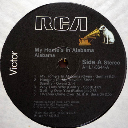 Alabama : My Home's In Alabama (LP, Album, Ind)