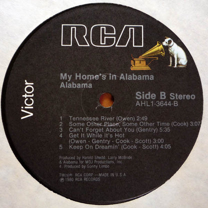 Alabama : My Home's In Alabama (LP, Album, Ind)