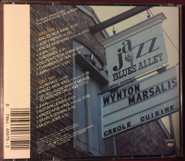 Buy Wynton Marsalis : The Wynton Marsalis Quartet Live At Blues