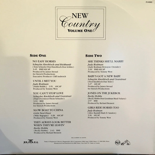 Various : New Country (Volume One) (LP, Album)