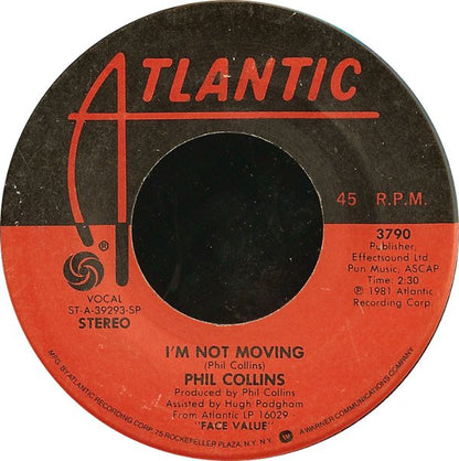 Phil Collins : I Missed Again (7", Single, SP )