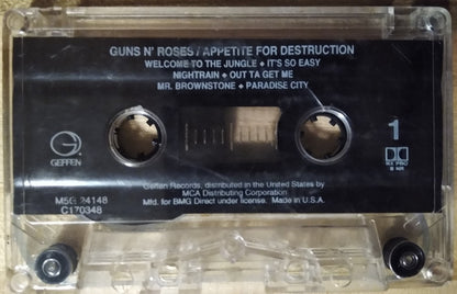 Guns N' Roses : Appetite For Destruction (Cass, Club, Cle)
