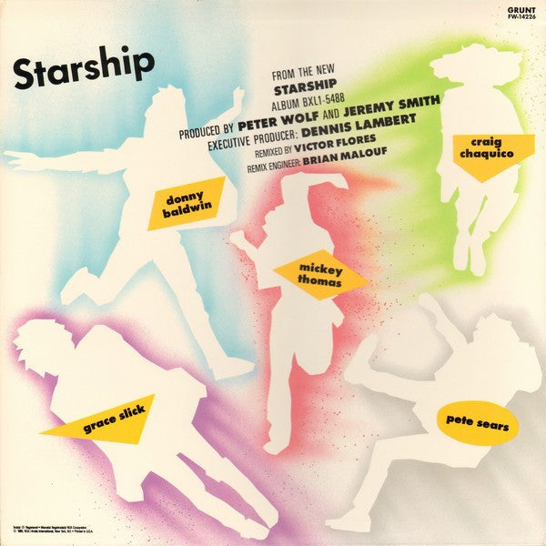 Starship (2) : We Built This City (12")