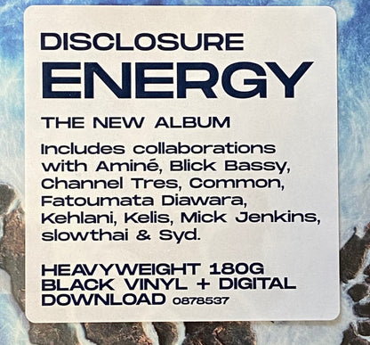Disclosure (3) : Energy (2x12", Album)