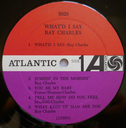Ray Charles : What'd I Say (LP, Album, Mono, RE, Mon)