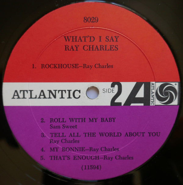 Ray Charles : What'd I Say (LP, Album, Mono, RE, Mon)