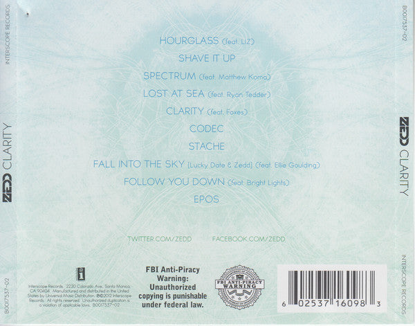 Buy Zedd : Clarity (CD, Album) Online for a great price – The
