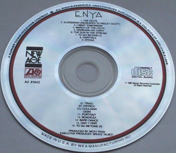 Enya : Enya (CD, Album, Club, RE, RM)