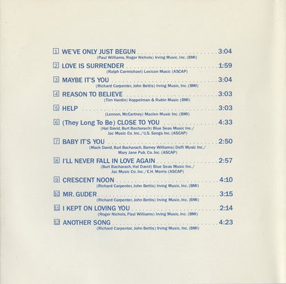 Carpenters : Close To You (CD, Album, RE)