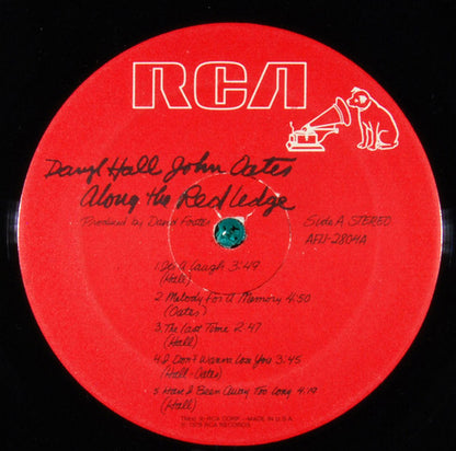 Daryl Hall & John Oates : Along The Red Ledge (LP, Album)