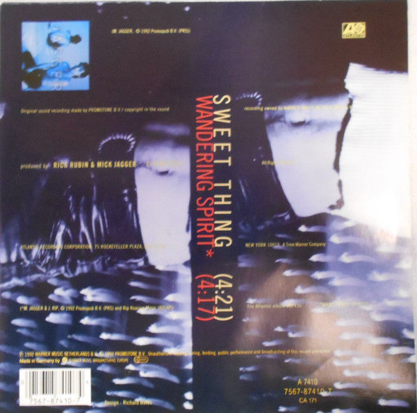 Mick Jagger : Sweet Thing (7", Single)