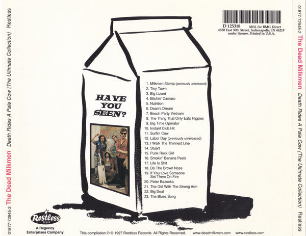 The Dead Milkmen : Death Rides A Pale Cow (The Ultimate Collection) (CD, Comp, Club)