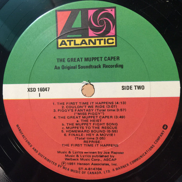 The Muppets : The Great Muppet Caper (An Original Soundtrack Recording) (LP, Album)