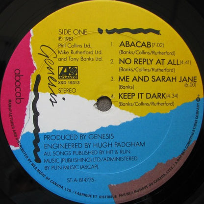 Genesis : Abacab (LP, Album, BPR)