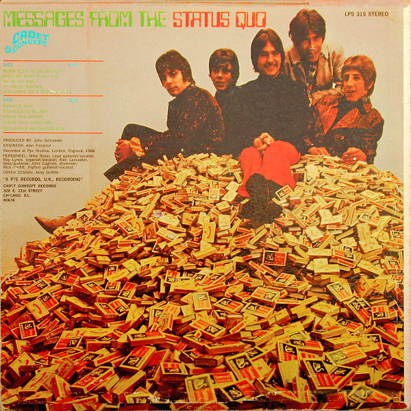 Status Quo : Messages From The Status Quo (LP, Album, Mon)