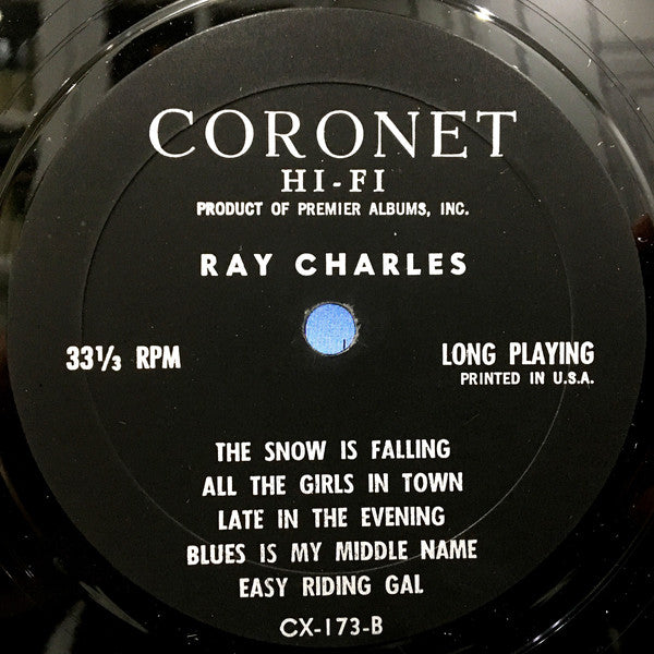 Ray Charles : Ray Charles (LP, Comp, Mono, Pre)