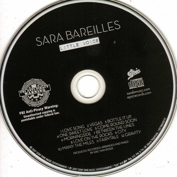 Sara Bareilles : Little Voice (CD, Album)