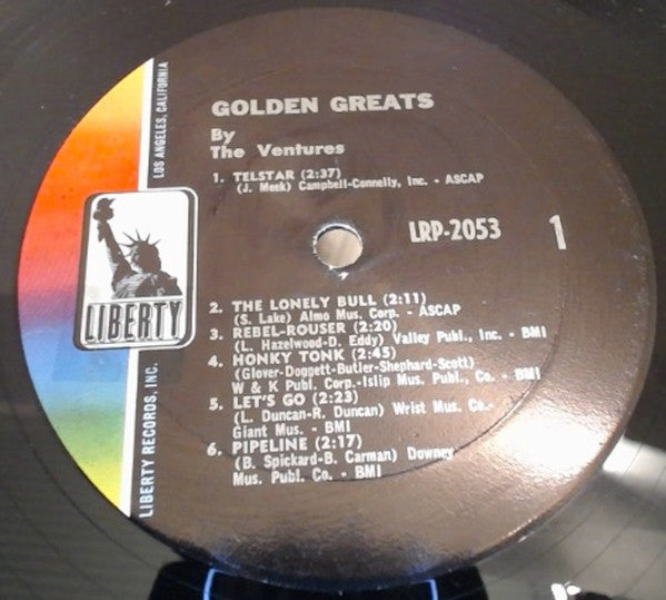 The Ventures : Golden Greats By The Ventures (LP, Comp, Mono, Gat)