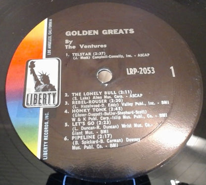 The Ventures : Golden Greats By The Ventures (LP, Comp, Mono, Gat)
