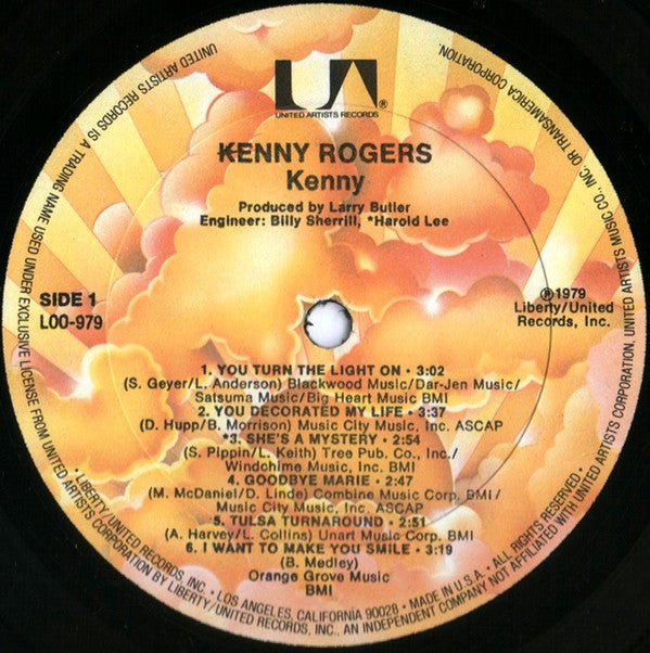 Kenny Rogers : Kenny (LP, Album, RP)