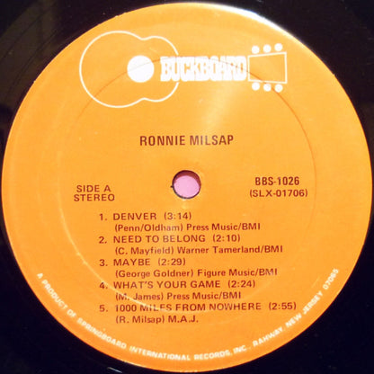 Ronnie Milsap : Ronnie Milsap (LP, Album, Comp)