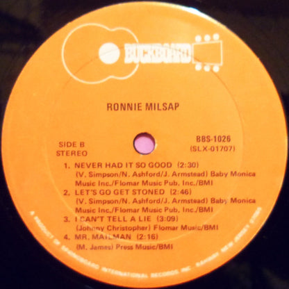 Ronnie Milsap : Ronnie Milsap (LP, Album, Comp)