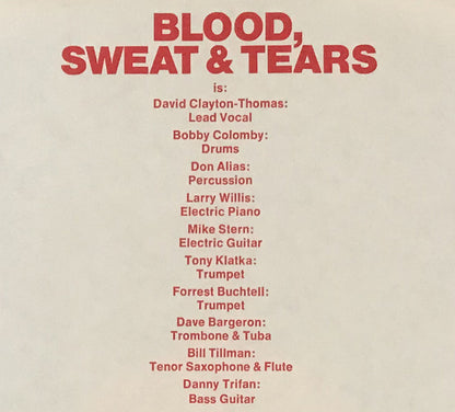 Blood, Sweat And Tears : More Than Ever (LP, Album, Pit)