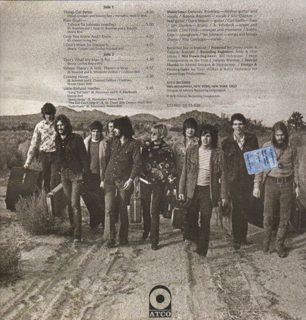 Delaney & Bonnie & Friends With Eric Clapton : On Tour (LP, Album, RE, 180)