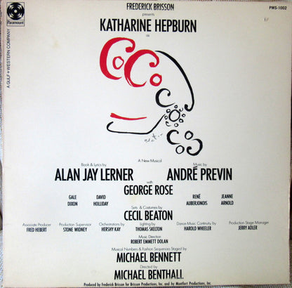 Katharine Hepburn : Coco - The Original Broadway Cast Recording (LP, Album, Gat)