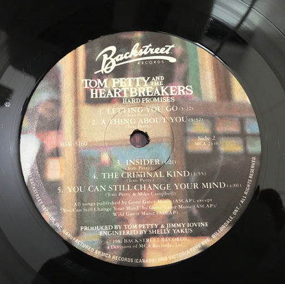 Tom Petty And The Heartbreakers : Hard Promises (LP, Album, RM, Hal)