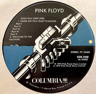 Pink Floyd : Wish You Were Here (LP, Album, RE, Pit)