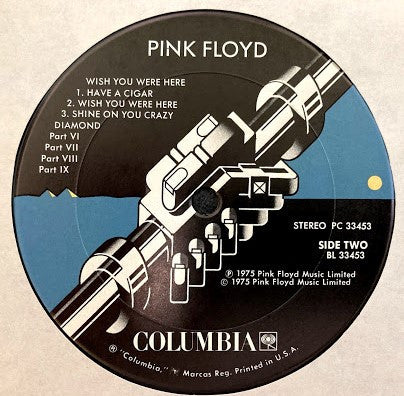 Pink Floyd : Wish You Were Here (LP, Album, RE, Pit)
