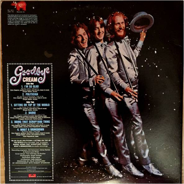 Cream (2) : Goodbye (LP, Album, RE, Gat)