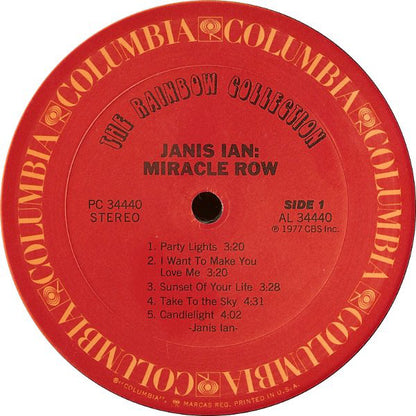 Janis Ian : Miracle Row (LP, Album)