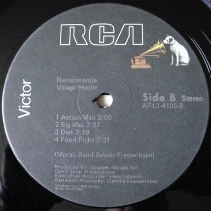 Village People : Renaissance (LP, Album, Ind)