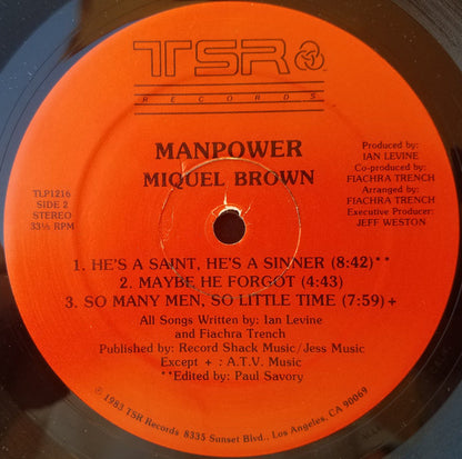 Miquel Brown : Manpower (LP, Album)